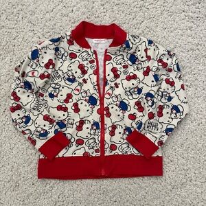 Hello Kitty Red and Cream Zip-Up